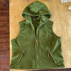 Eddie Bauer HOODED Fleece Vest